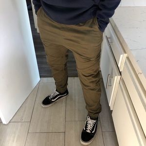 Mens Olive Green Joggers